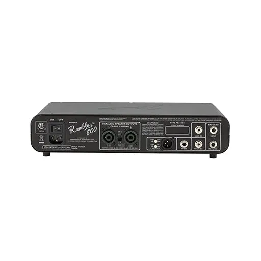 Fender Rumble 800 Bass Head Amplifier, 230V UK
