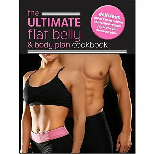 Fit Men Cook, Ultimate Flat , Bodybuilding, Whole Food  4 Books Collection Set
