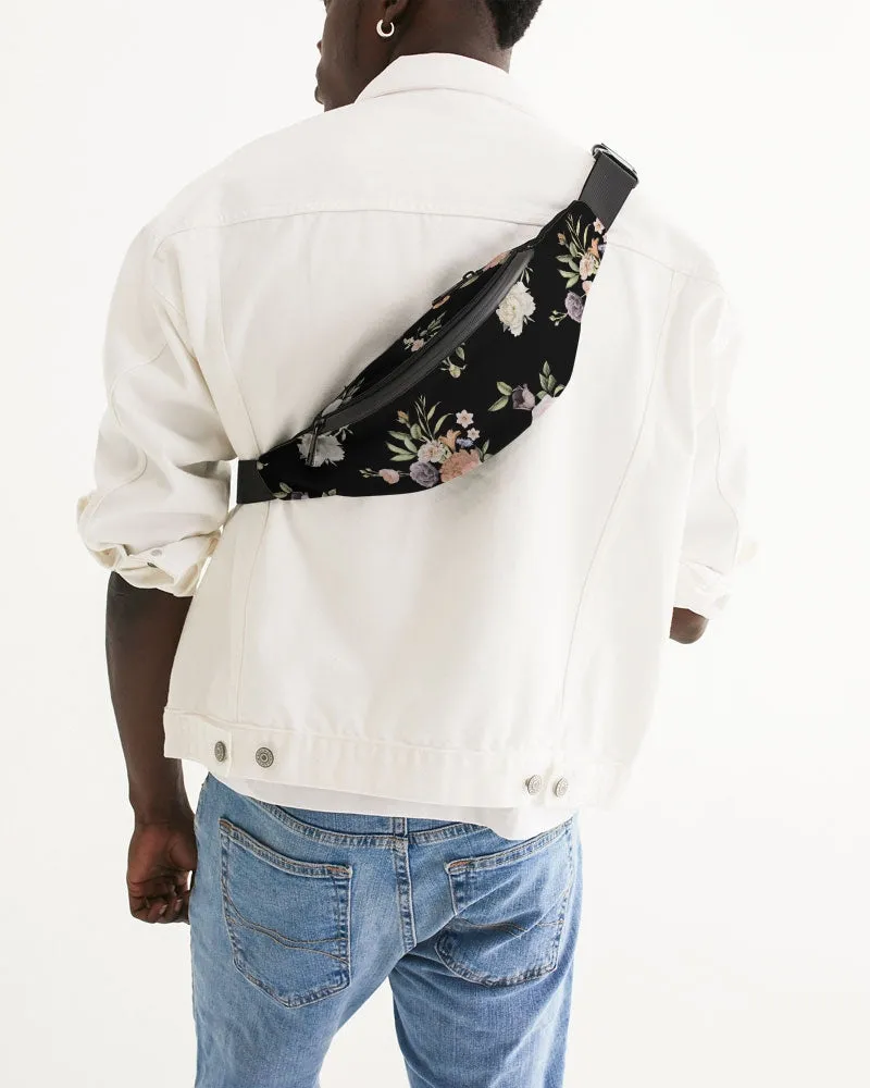 Floral Pattern Crossbody Sling Bag