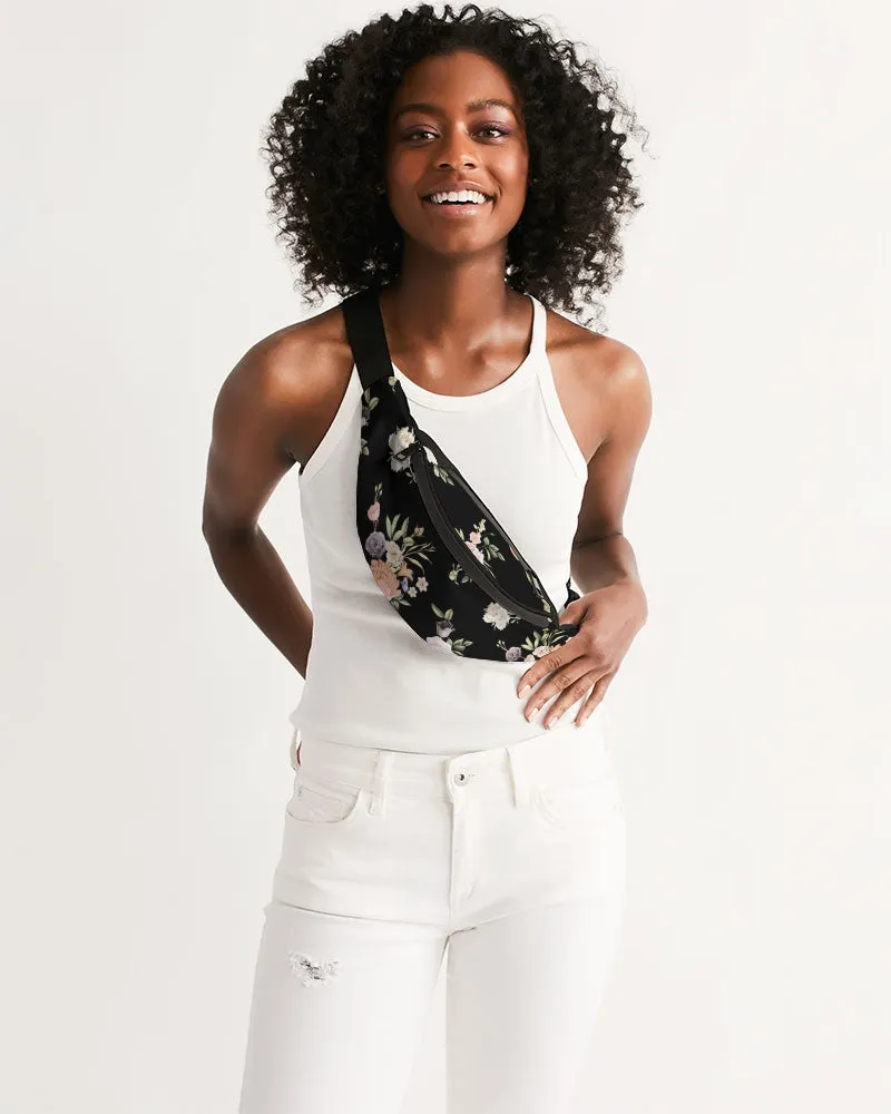 Floral Pattern Crossbody Sling Bag