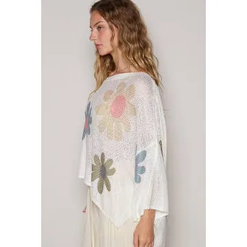 Flower Crop Sweater