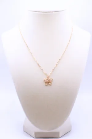 FLOWER OUTLINE NECKLACE