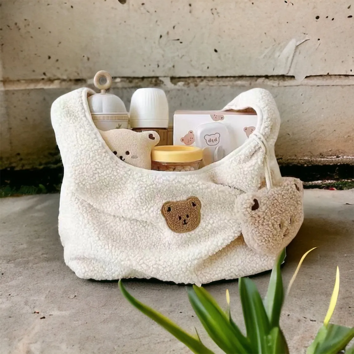 Fluffy Bear Baby Vest Bag