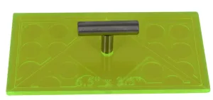 Flying Geese - 6.5" x 3.5" Trim-Lock Lime