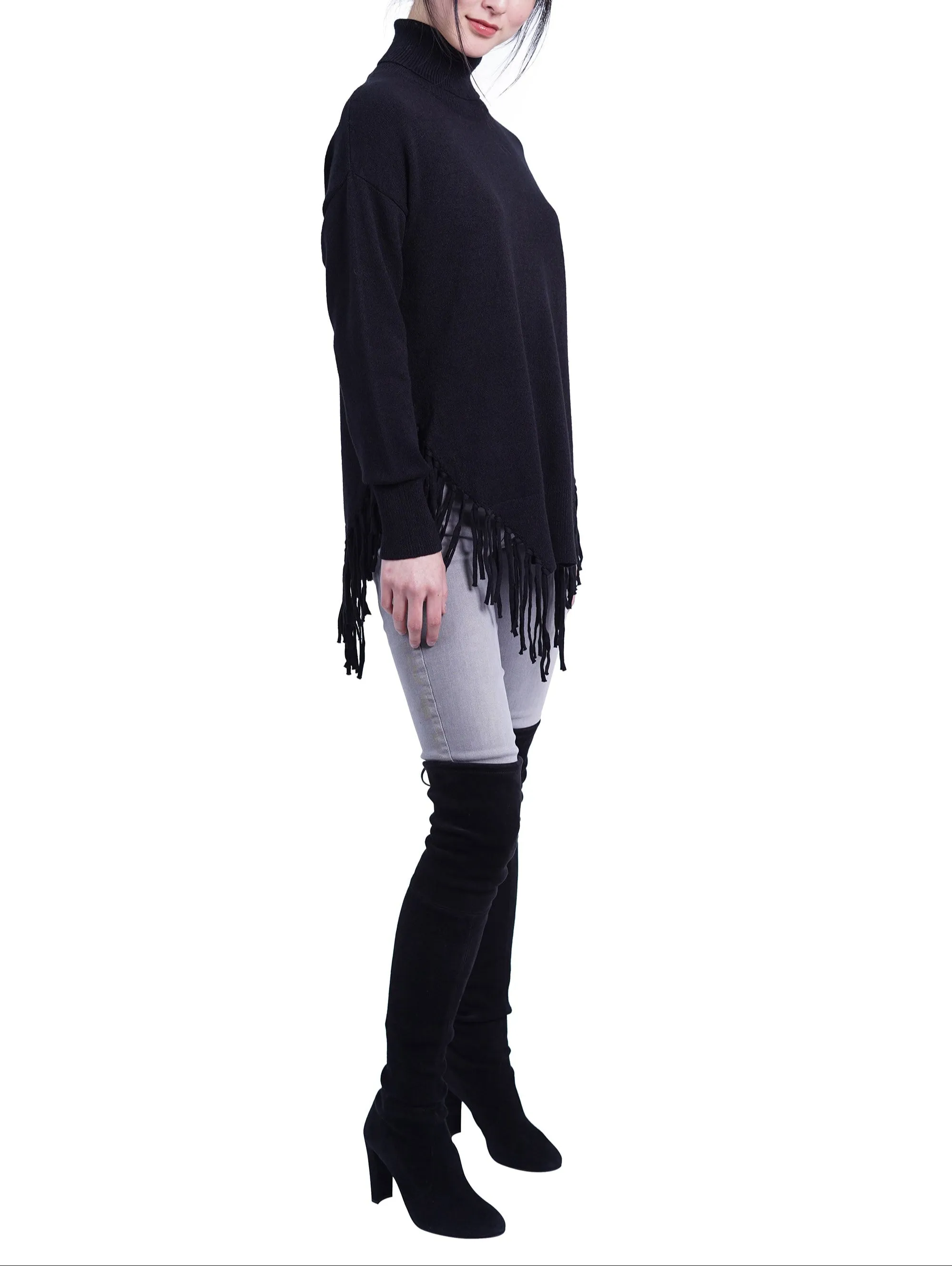 Fringe Turtleneck Sweater (Copy)