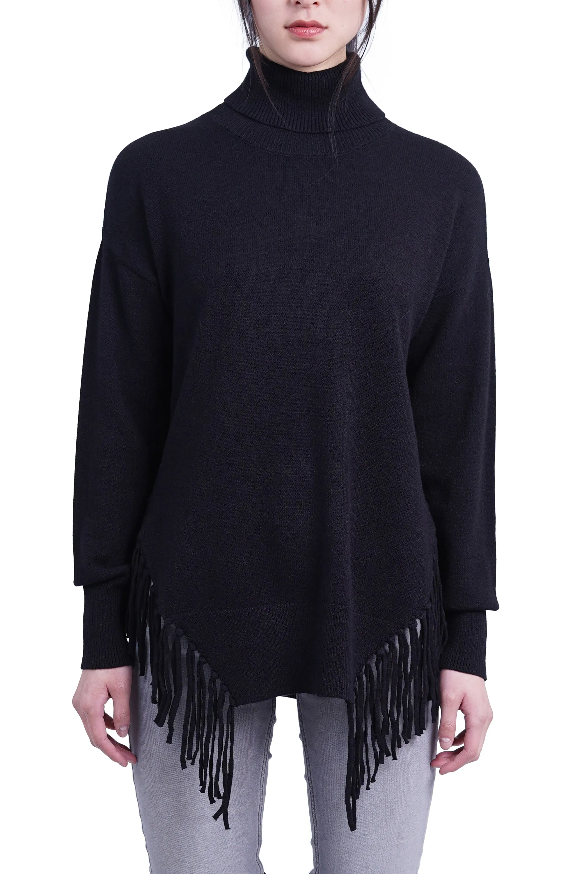 Fringe Turtleneck Sweater (Copy)