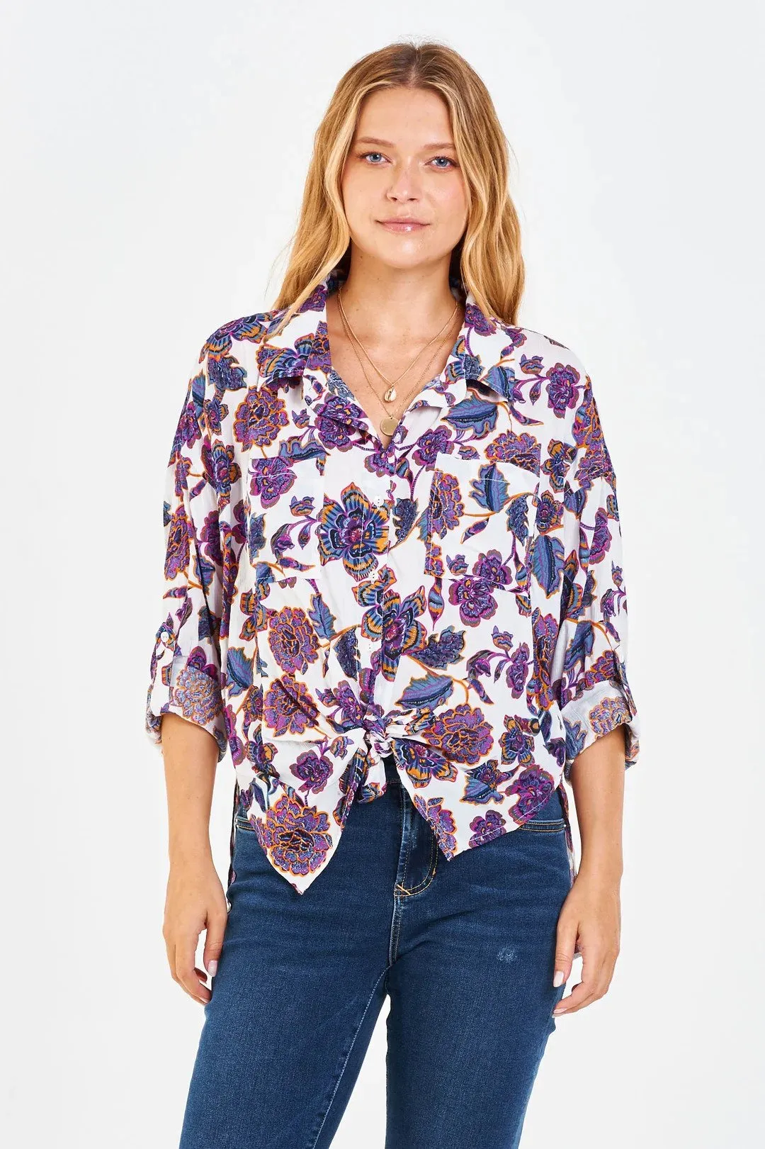 Front Tie Shirt Day Dreamer