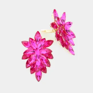 Fuchsia Hombre Clip On Earrings | 583430