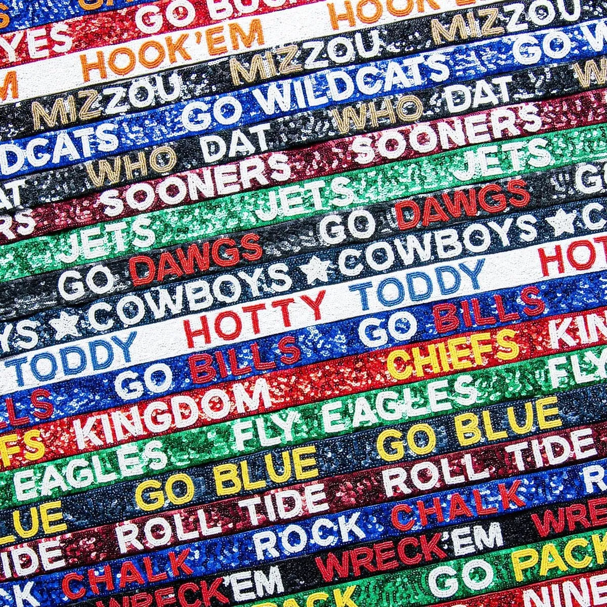 Game Day Bag Strap: Go Wildcats - purple