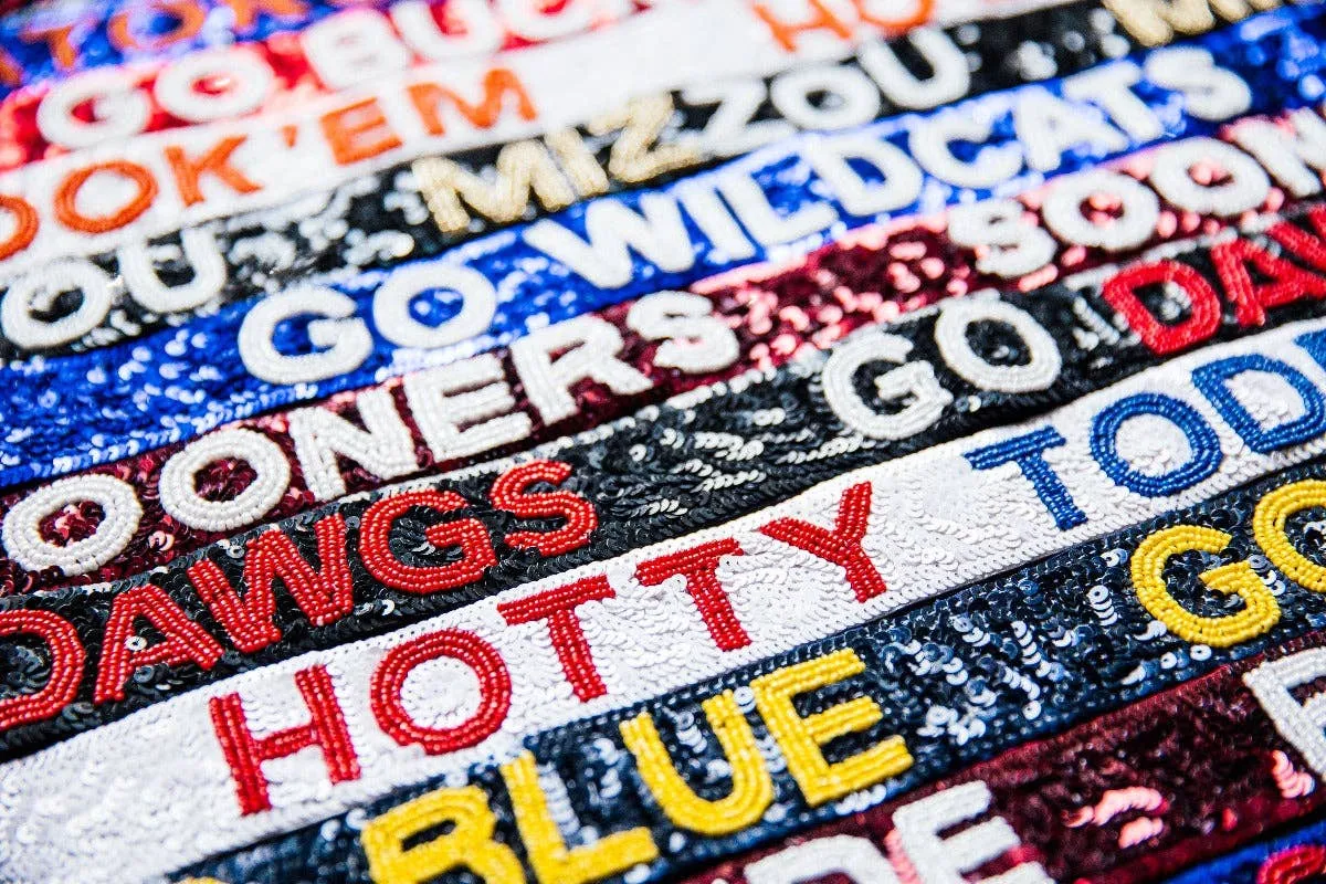 Game Day Bag Strap: Go Wildcats - purple