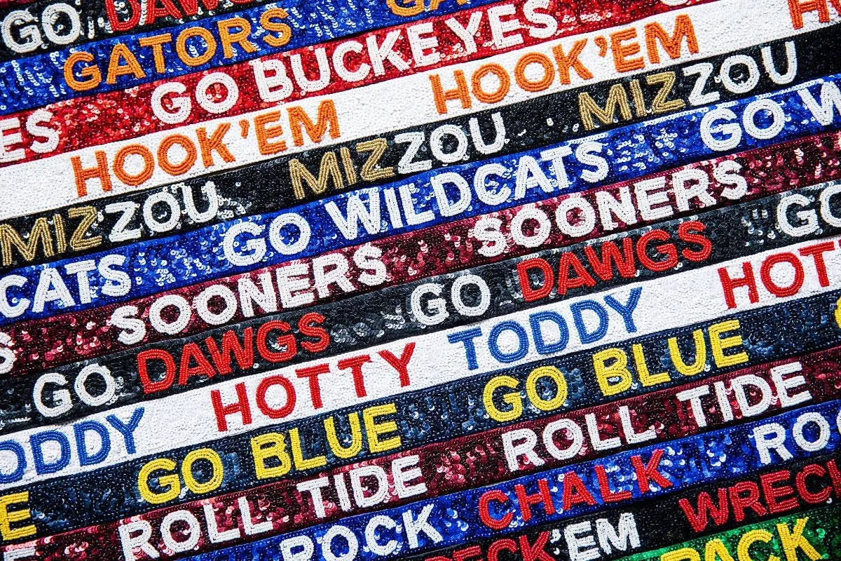 Game Day Bag Strap: Go Wildcats - purple