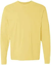 Garment-Dyed Heavyweight Long Sleeve Pocket T-Shirt