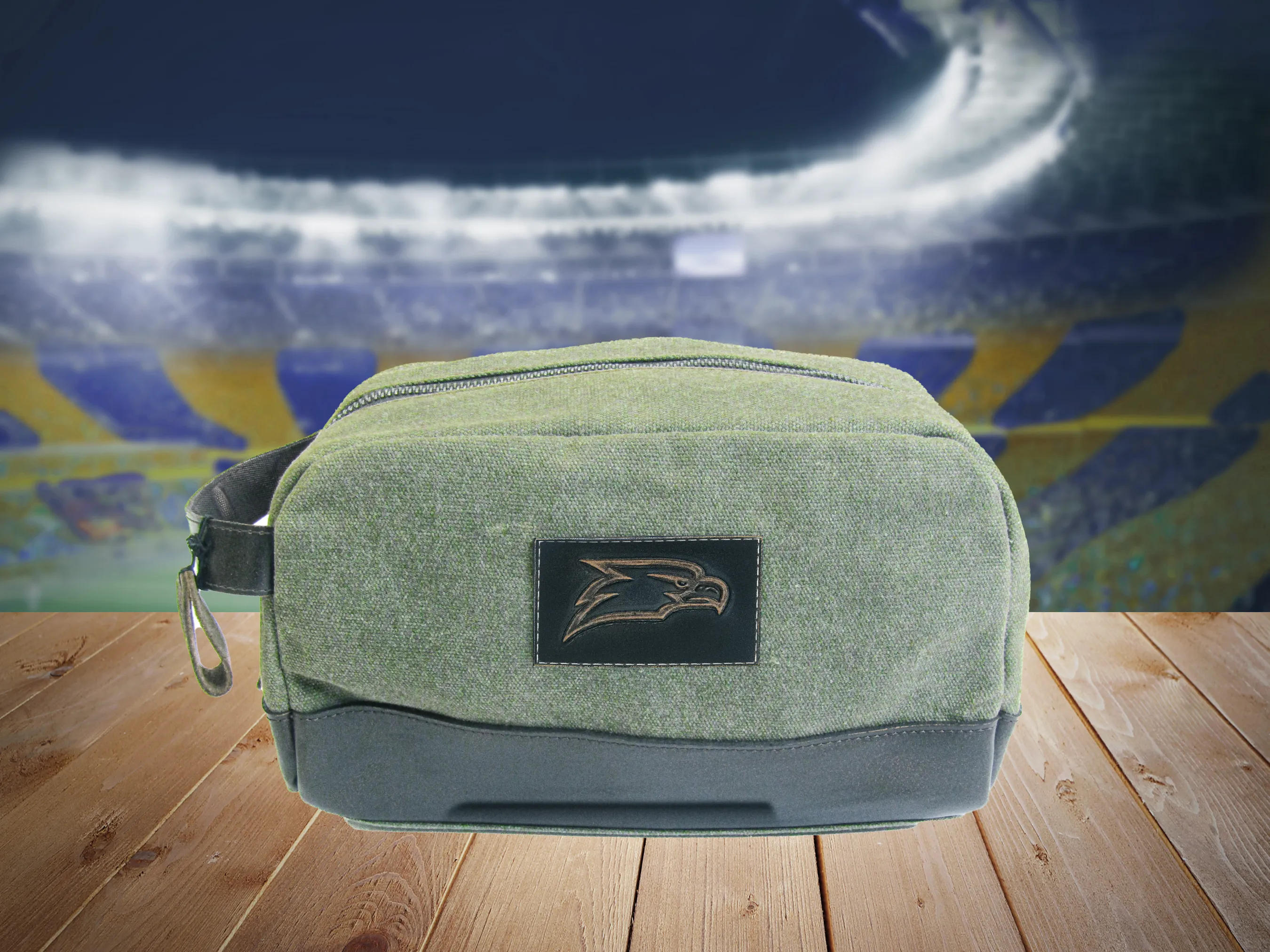 Georgia Southern Eagles Waxed Canvas Toiletry Dopp Bag