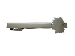 Germany Map Shape Square Tie Clip