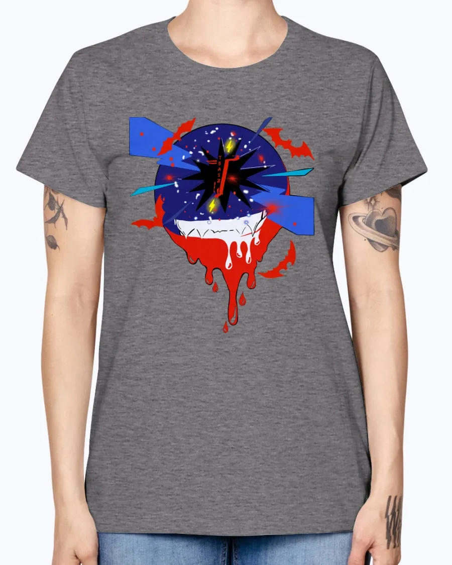 Gildan Ladies Missy T-Shirt RED