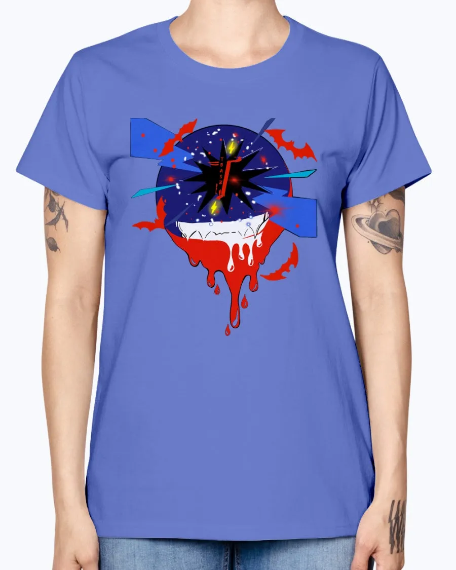Gildan Ladies Missy T-Shirt RED