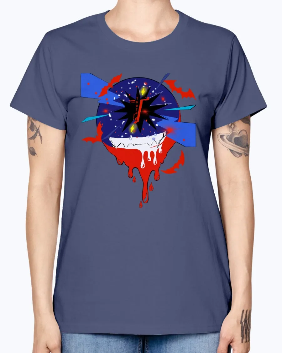 Gildan Ladies Missy T-Shirt RED