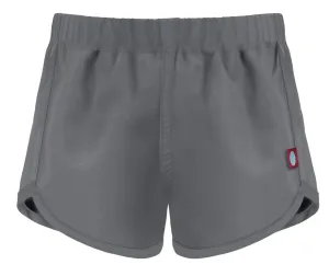 Girls UPF 50  Swim/Camp Board Short | Charcoal w. Matching Trim