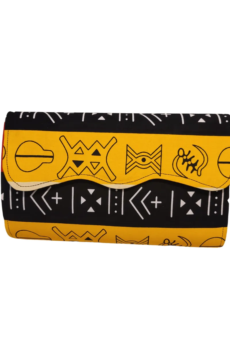 Gladys African Clutch Purse