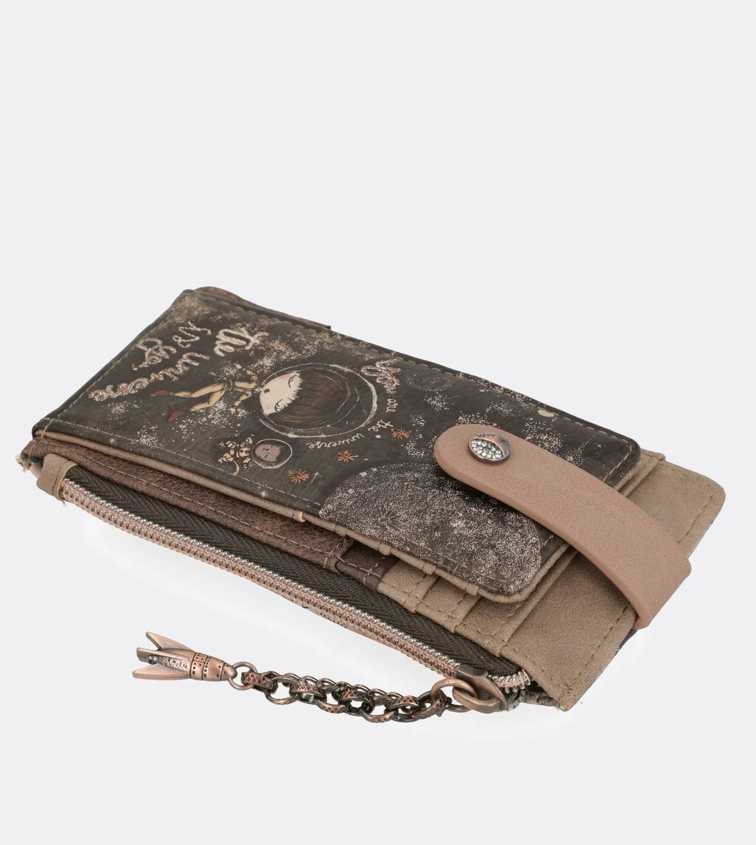 Gorgeous universe wallet with a printed design