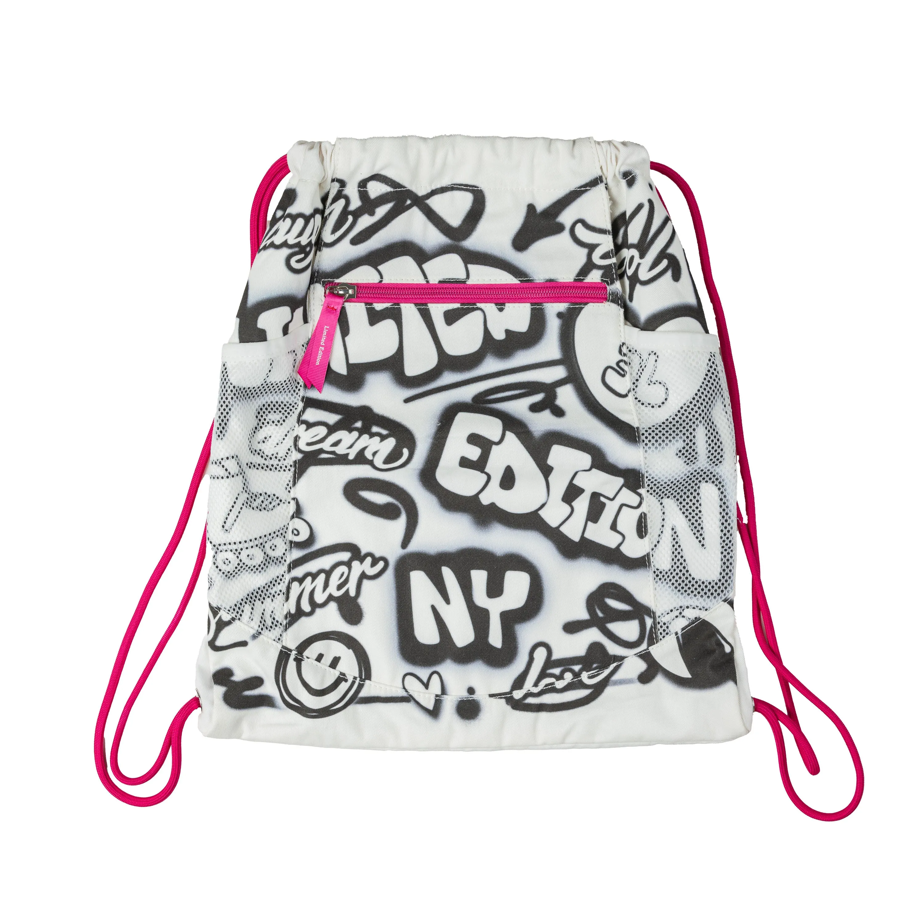 Graffiti Print Backpack