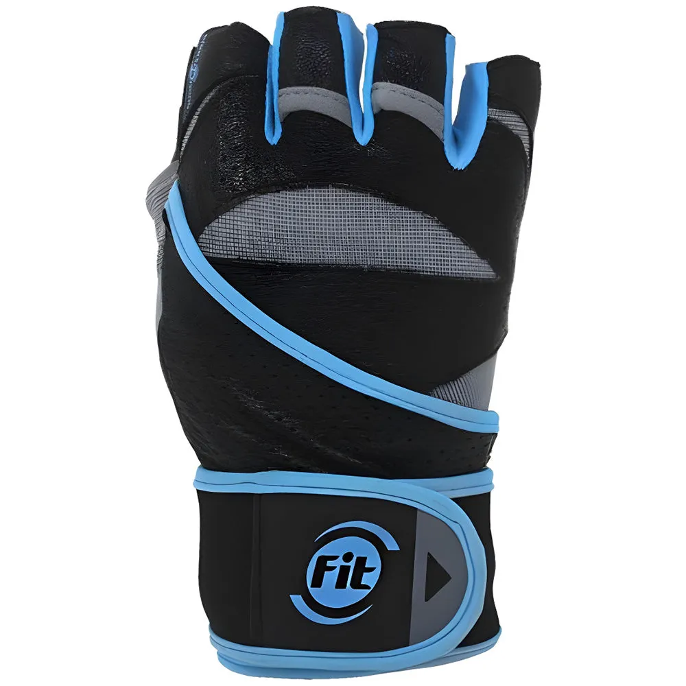 Guantes de Gimnasio Azul y Gris