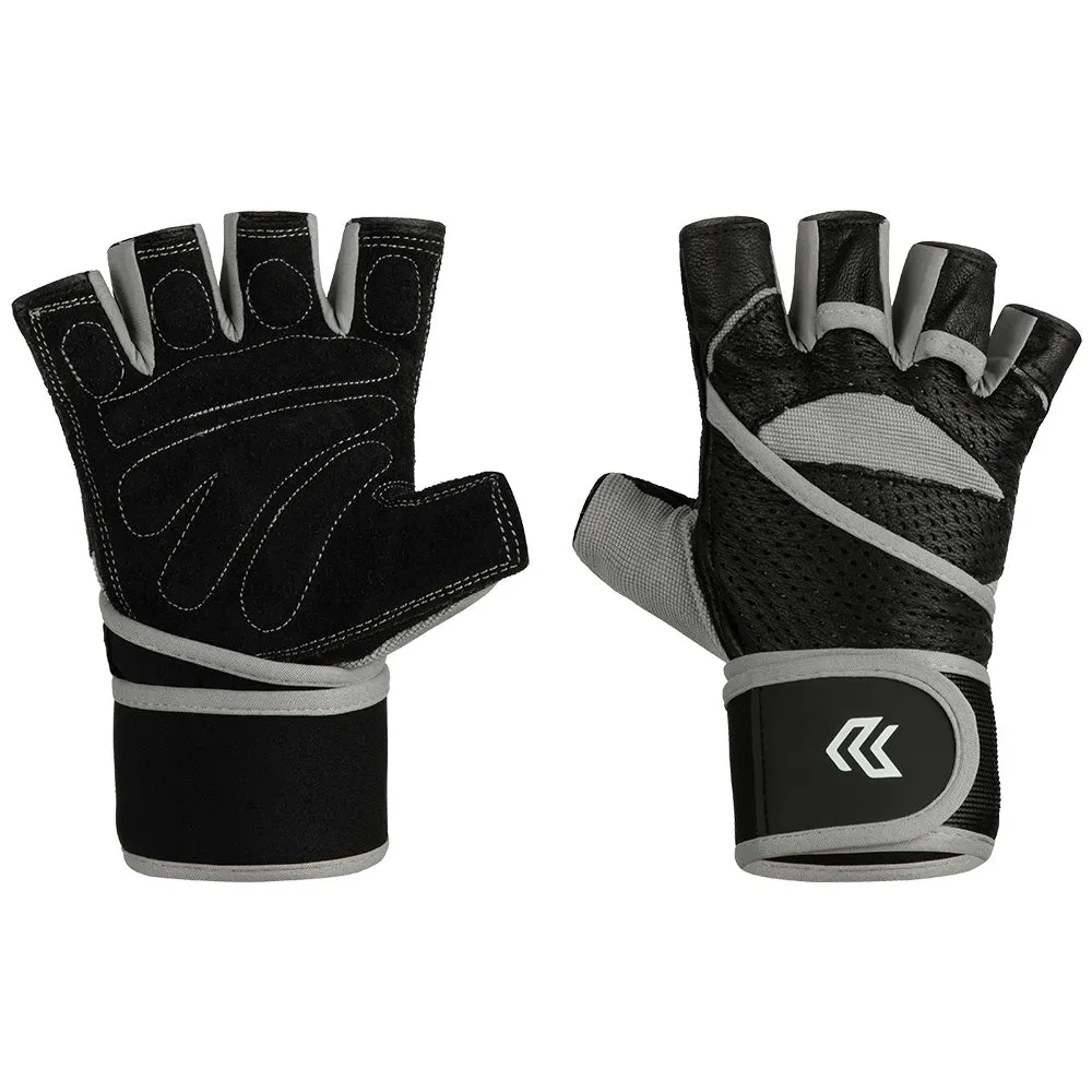 Guantes de Gimnasio Azul y Gris