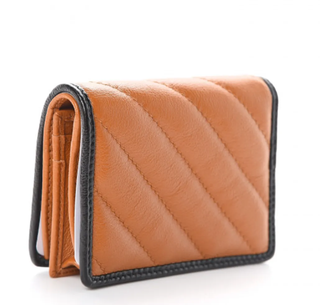 Gucci Interlocking GG Vaccha Brown Mini Wallet