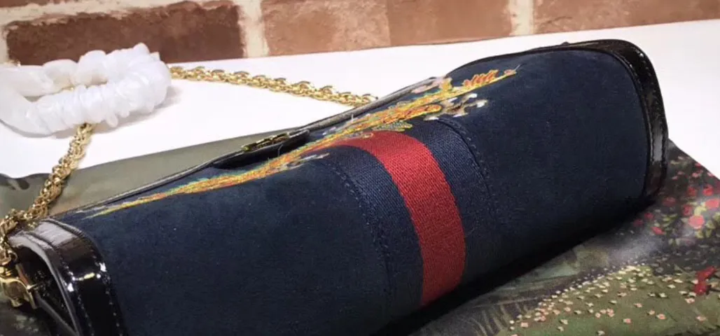Gucci Ophidia Embroidered Medium Shoulder Bag