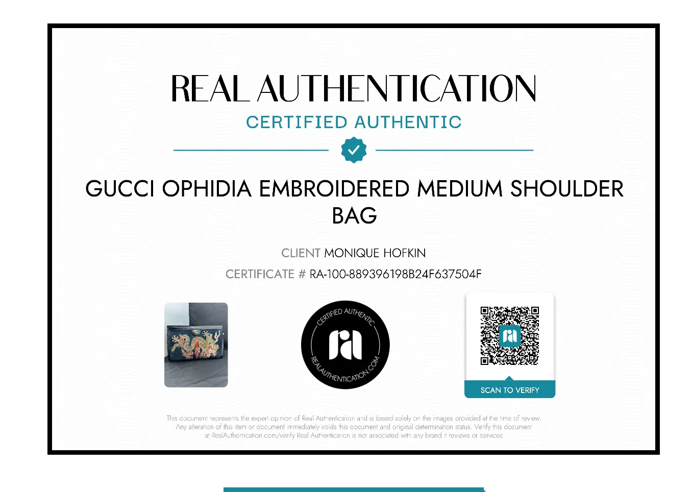 Gucci Ophidia Embroidered Medium Shoulder Bag