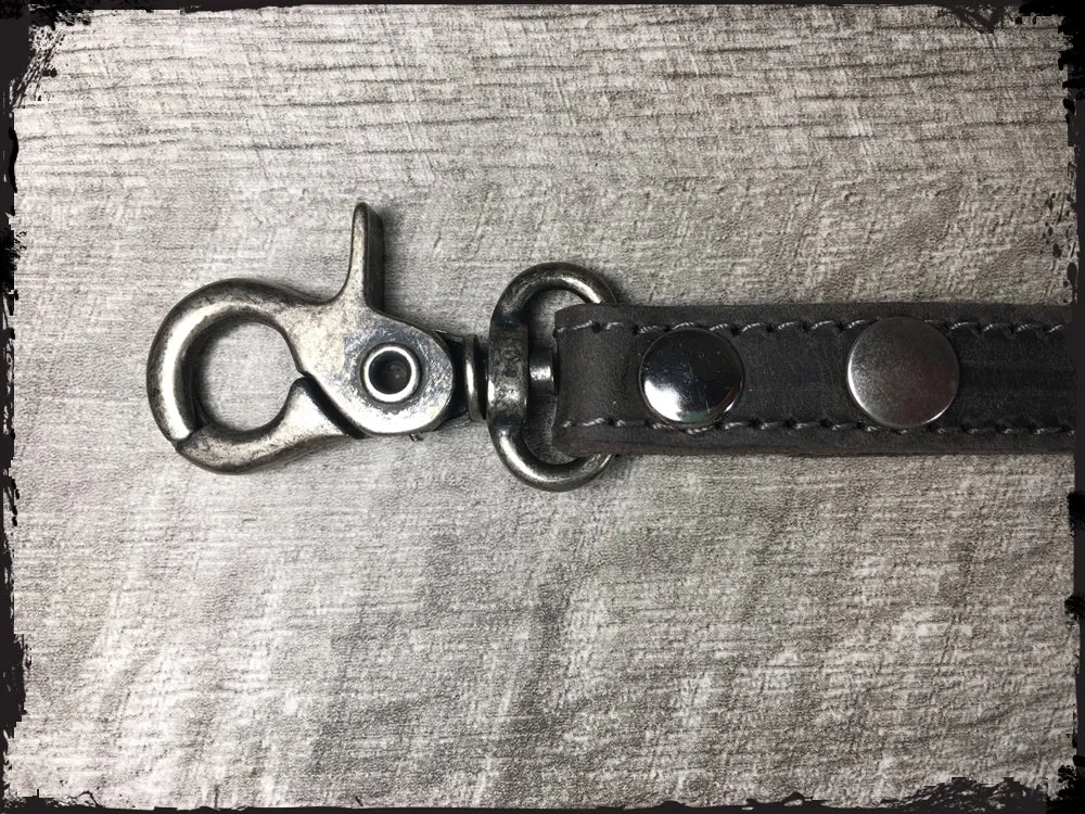 Guitar Pick Key Chain- Aged Steel