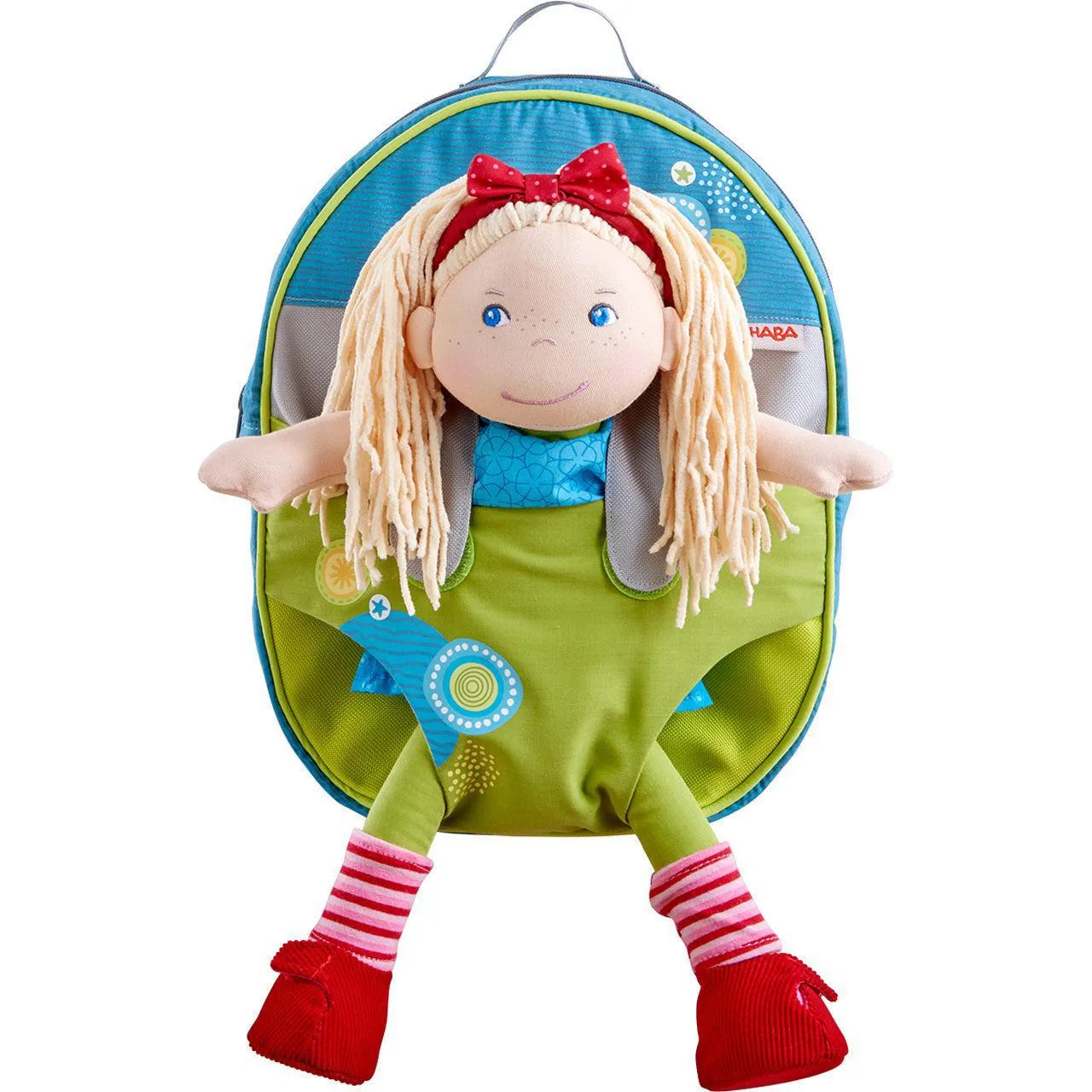 Haba Summer Meadow Backpack to Carry 12" Soft Dolls