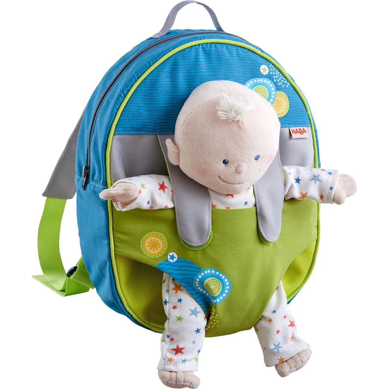 Haba Summer Meadow Backpack to Carry 12" Soft Dolls