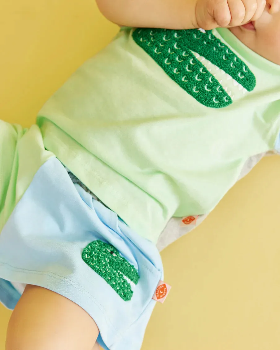 HALCYON NIGHTS GREEN CROCODILE T-SHIRT