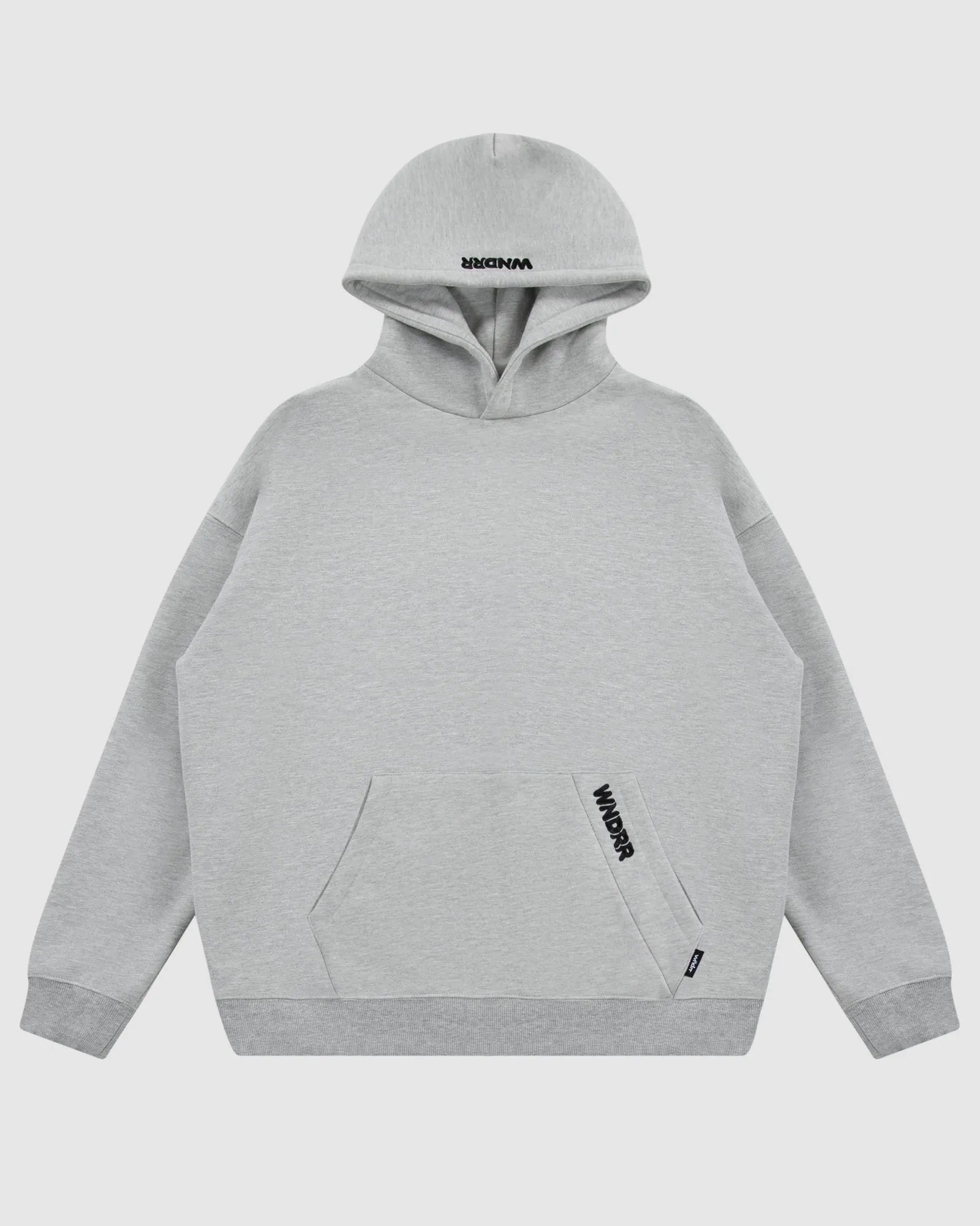 HALO HOOD SWEAT - GREY MARLE