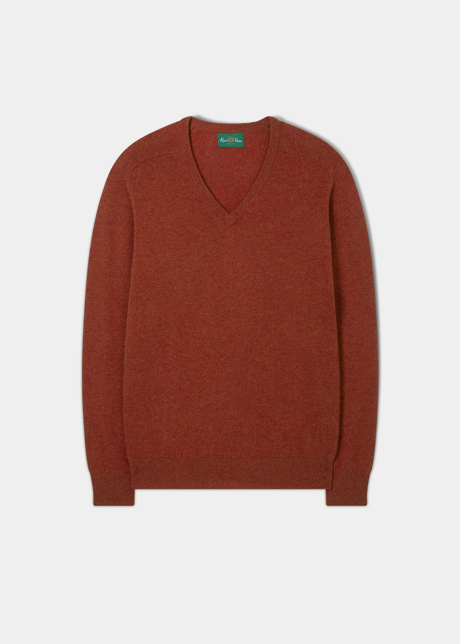 Hampshire Lambswool Jumper in Ember - Classic Fit