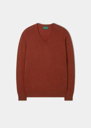 Hampshire Lambswool Jumper in Ember - Classic Fit
