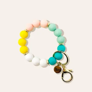 Hands-Free Keychain Wristlet - Beach Days