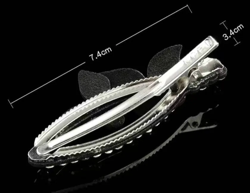 HAPPY00000 33 SC - B   Butterfly Hairpin Side Clip 7.4 X 3.4 cm