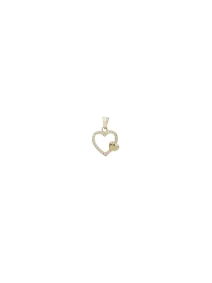 Heart Outline Pendant (14K)