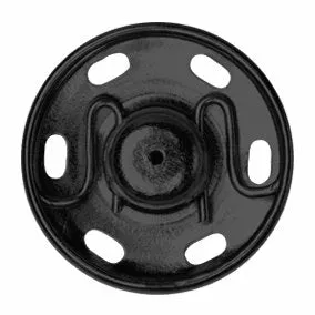 Hemline Snap Fasteners: Sew-on: Black: 25mm: Pack of 2 *