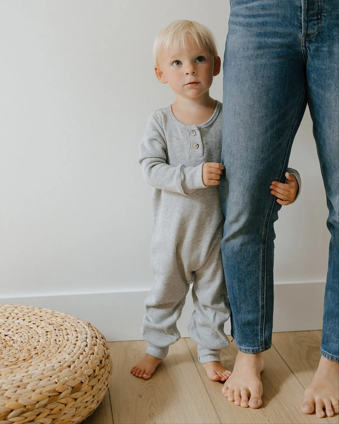 Henley Waffle Romper