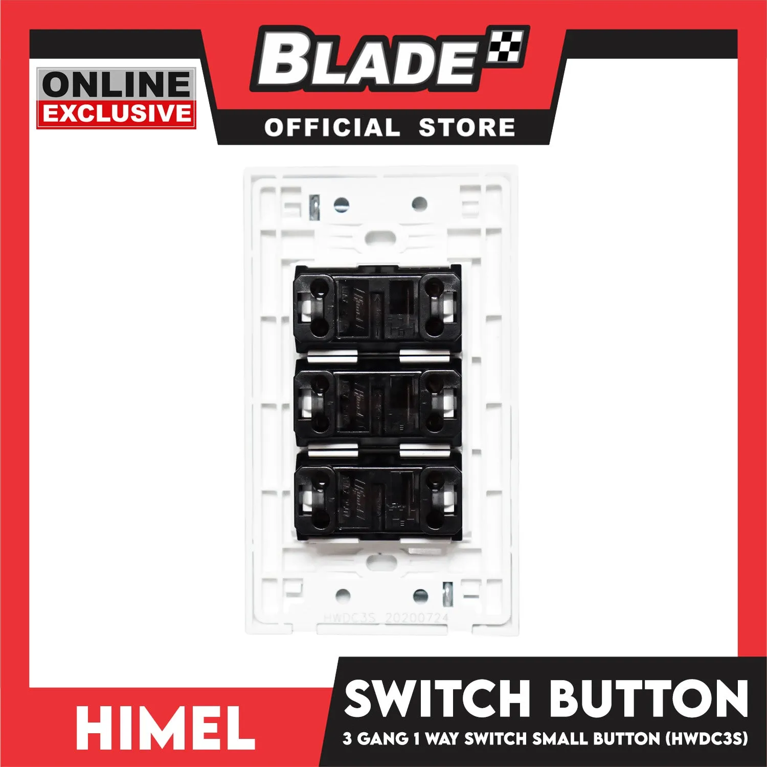 Himel 3 Gang 1 Way Switch HWDC3S