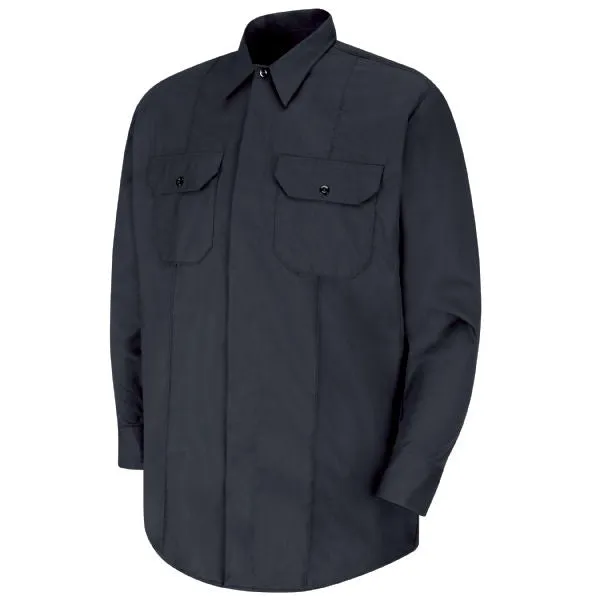 Horace Small HS1429 New Dimension Men's Concealed Button Front Long Sleeve Shirt