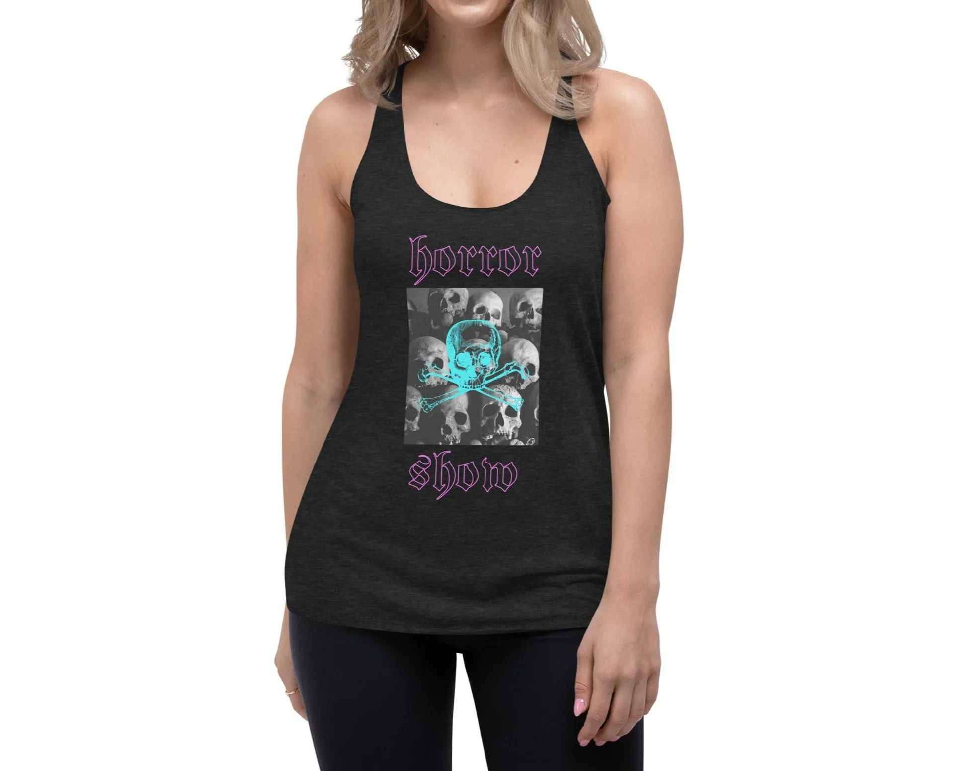 Horror Show Goth Workout Tank Top by NekroFit