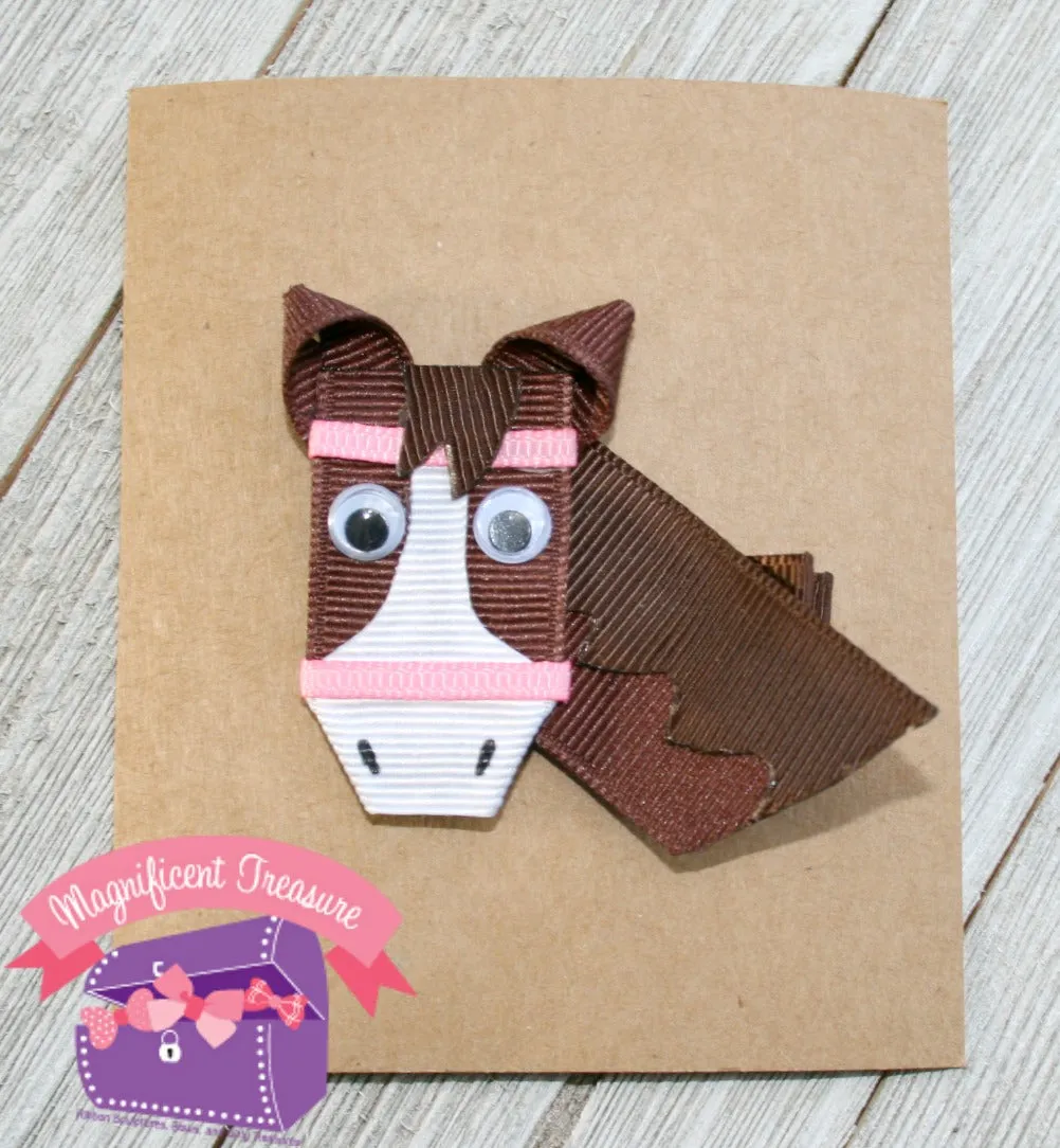 Horse Ribbon Sculpture