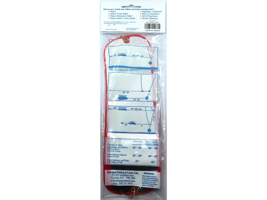 Hot Spot Sport Flasher Red Silver #984