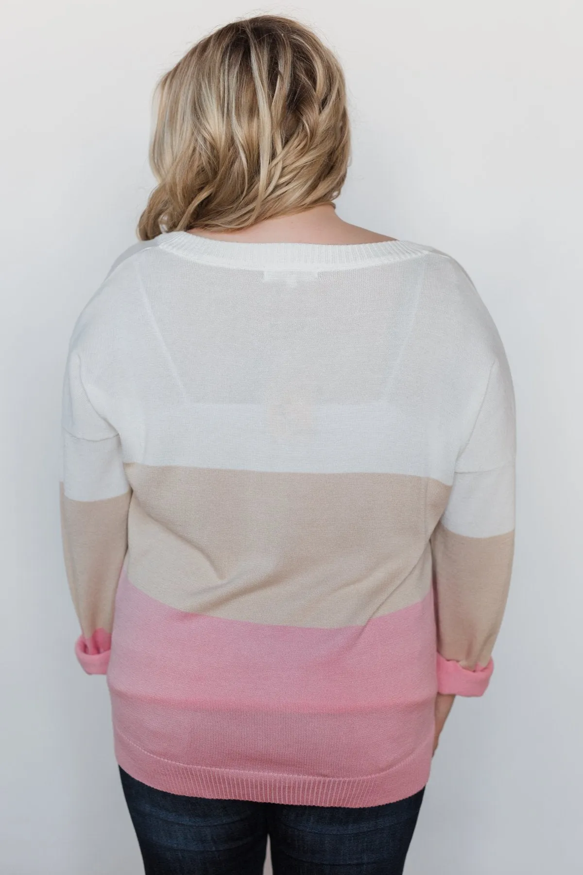 How Sweet It Is V-Neck Sweater - Neapolitan