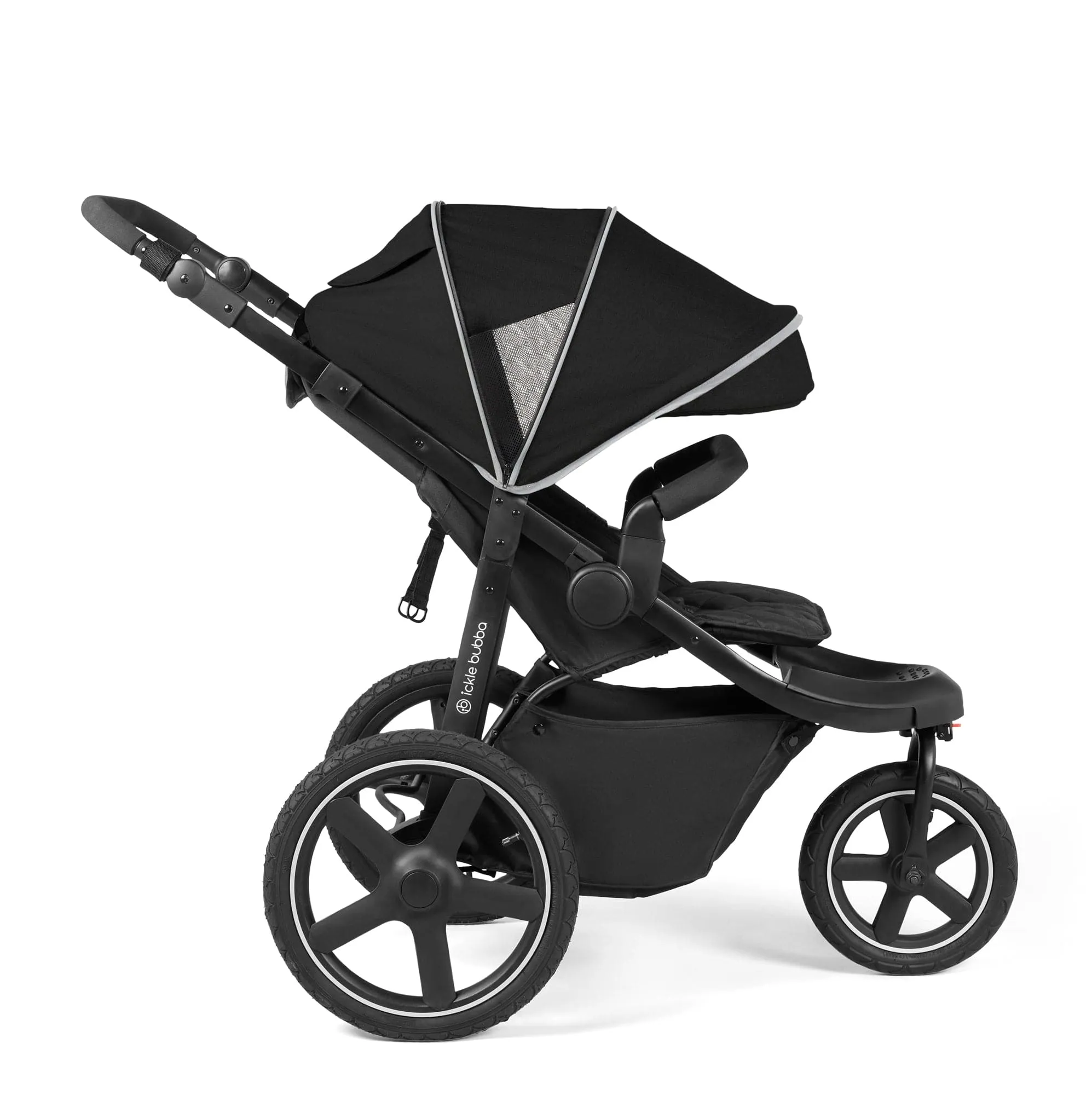 Ickle Bubba Venus Prime Jogger Stroller in Black/Black