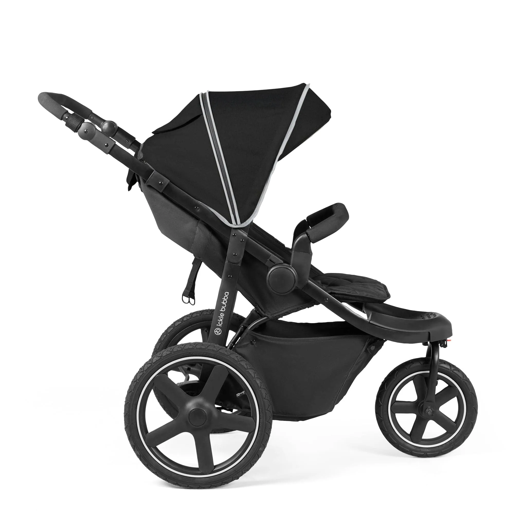 Ickle Bubba Venus Prime Jogger Stroller in Black/Black